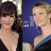 Mélanie Doutey à Cannes, en mai 2011 / Alexandra Lamy aux César, en février 2012.