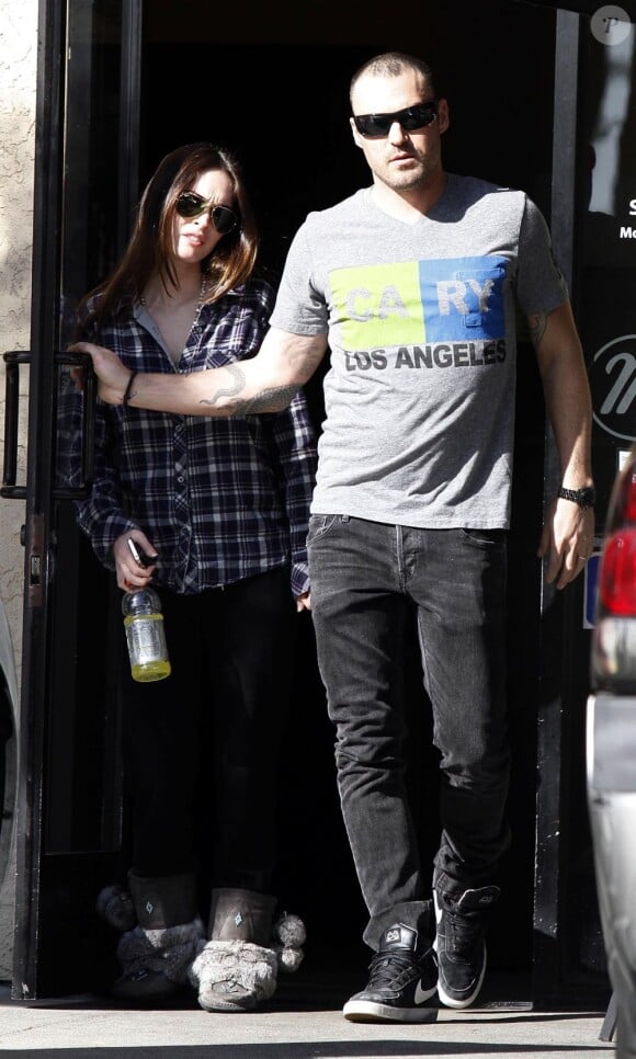 Megan Fox et son mari Brian Austin Green le 20 mars 2012 à Los Angeles