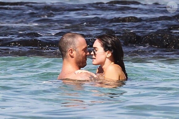 Megan Fox et son mari Brian Austin Green en vacances à Hawaï en février 2012
