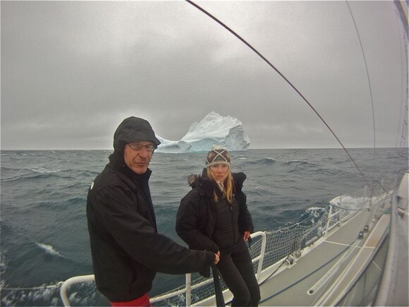 Géraldine Danon, Philippe Poupon dans l'Antarctique à bord de Fleur Australe