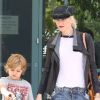 Gwen Stefani et son fils aîné Kingston à Irvine en Californie. Le 27 mars 2012