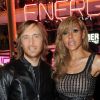 Cathy Guetta et David Guetta lors de la soirée de lancement de la Twizy à l'Atelier Renault sur les Champs-Elysées à Paris le mardi 28 mars 2012