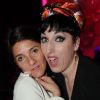 Rossy de Palma et Florence Foresti lors de la soirée de lancement de la Twizy à l'Atelier Renault sur les Champs-Elysées à Paris le mardi 28 mars 2012