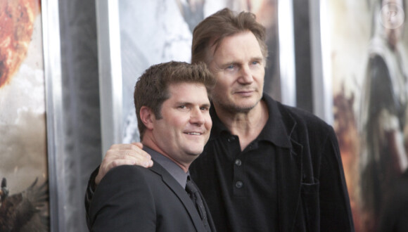 Le réalisateur Jonathan Liebesman et Liam Neeson en mars 2012 à New York.
