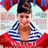 Lily Collins en couverture du magazine Tatler