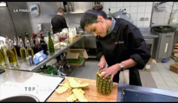 Tabata lors de la finale de Top Chef 3, lundi 9 avril 2012 sur M6