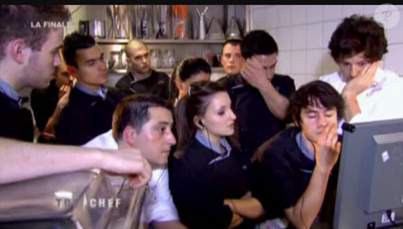Les commis lors de la finale de Top Chef 3, lundi 9 avril 2012 sur M6