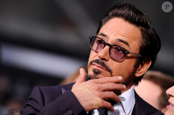 Robert Downey Jr. à l'avant-première d'Avengers, à Los Angeles le 11 avril 2012.