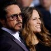 Robert Downey Jr. et sa femme Susan à l'avant-première d'Avengers, à Los Angeles le 11 avril 2012.