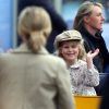 Lady Louise Windsor lors de courses à windsor en mai 2011.
Le 11 avril 2012, la fille du prince Edward et de la comtesse Sophie de Wessex s'est cassé le bras gauche en tombant de cheval.