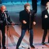 Les Bee Gees sur le plateau du théléton en 1987