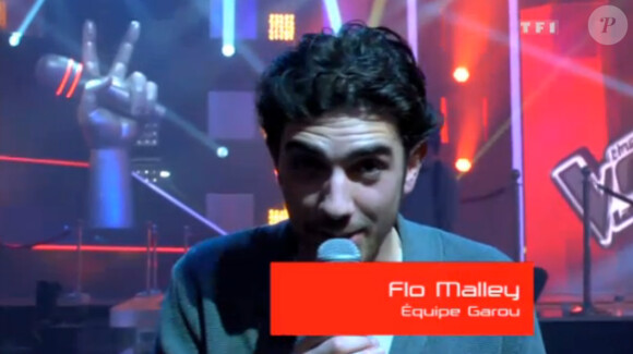 Flo Malley lors des répétitions avant le prime en direct de ce soir, samedi 14 avril, dans The Voice sur TF1