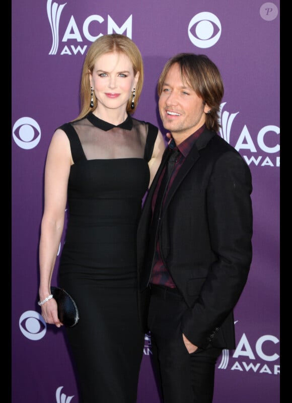 Nicole Kidman et son mari Keith Urban en avril 2012 à Las Vegas