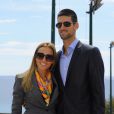 Jelena Ristic était auprès de son compagnon Novak Djokovic le 16 avril 2012, lorsqu'il a reçu la Médaille en Vermeil de l'Education physique et des Sports de Monaco, remise par le prince Albert et la princesse Charlene.