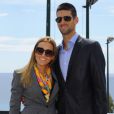 Jelena Ristic était auprès de son compagnon Novak Djokovic le 16 avril 2012, lorsqu'il a reçu la Médaille en Vermeil de l'Education physique et des Sports de Monaco, remise par le prince Albert et la princesse Charlene.