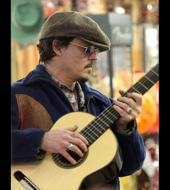 Johnny Depp en novembre 2011 à New York.