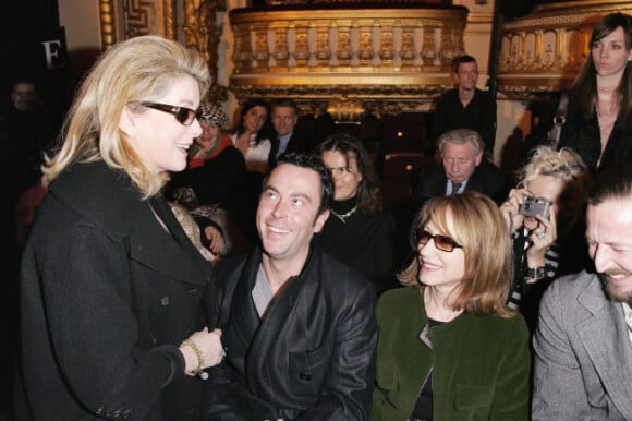 Catherine Deneuve, Christophe Robin et Nathalie Baye le 5 mars 2006 à Paris