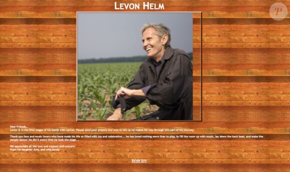 Le 19 avril 2012, Levon Helm, légendaire batteur de The Band, est mort : sa fille Amy et sa femme Sandy ont annoncé le 17 avril 2012 que l'artiste de 71 ans, atteint d'un cancer, était en phase terminale...