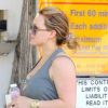 Hilary Duff se rend chez le coiffeur, le vendredi 20 avril à Los Angeles.