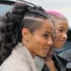 Jada Pinkett Smith et sa fille Willow Smith arrivent à la première de First Position à Santa Monica le 22 avril 2012