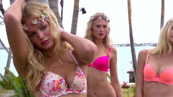 Victoria's Secret : Erin Heatherton et deux copines sexy nous emmènent à Miami