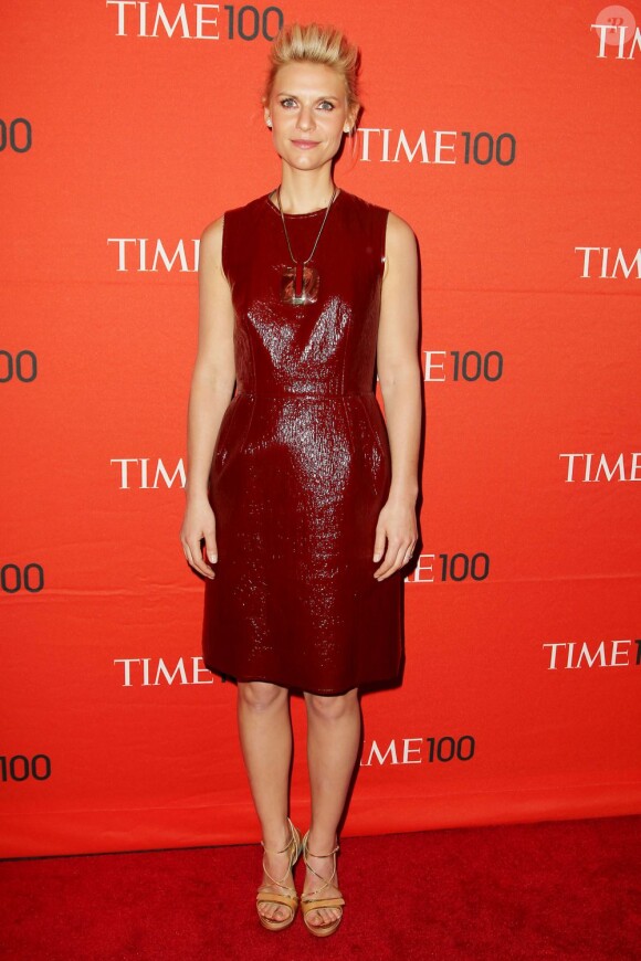 Claire Danes lors de la soirée du magazine Time à New York le 24 avril 2012