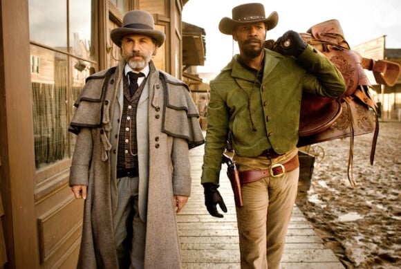 Christopher Waltz et Jamie Foxx dans Django Unchained de Quentin Tarantino.