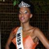 Mbathio Beye couronnée lors de l'élection de Miss Black France 2012 à la salle Wagram. Paris, le 28 avril 2012.