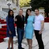 Naomie Harris, Daniel Craig, Bérénice Marlohe et Ola Rapace lors de la conférence de presse de James Bond - Skyfall à Istanbul (où a lieu une partie du tournage) le 29 avril 2012