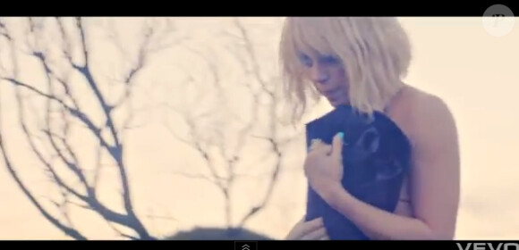 Shakira dans le clip de Addicted to You (2 mai 2012), dernier extrait de l'album Sale el Sol sorti en 2010.
