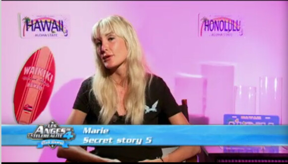 Marie dans Les Anges de la télé-réalité 4 le mercredi 2 mai 2012 sur NRJ 12
