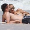 Kate Hudson et son amoureux Matthew Bellamy, à Cancun, en mars 2012.