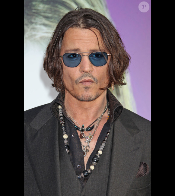 Johnny Depp à l'avant-première de Dark Shadows, à Los Angeles le 7 mai 2012.