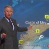 Le prince Charles présente la météo sur la chaîne BBC Ecosse à la plus grande surprise des téléspectateurs le 10 mai 2012