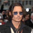 Johnny Depp pour l'avant-première du film Dark Shadows le 9 mai 2012