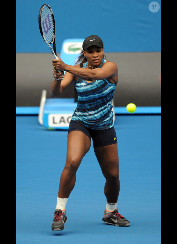 Serena Williams à Melbourne, en janvier 2012.