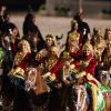 Image du Diamond Jubilee Pageant, formidable spectacle équestre donné à Windsor en l'honneur du jubilé de diamant de la reine Elizabeth II, joué par plus de 550 chevaux et 1100 artistes du monde entier. La monarque, passionnée de chevaux, y a assisté les 11 et 13 mai.