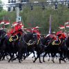 Image du Diamond Jubilee Pageant, formidable spectacle équestre donné à Windsor en l'honneur du jubilé de diamant de la reine Elizabeth II, joué par plus de 550 chevaux et 1100 artistes du monde entier. La monarque, passionnée de chevaux, y a assisté les 11 et 13 mai.
