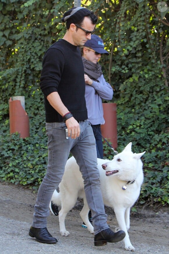 Jennifer Aniston et Justin Theroux en novembre 2011 à Los Angeles