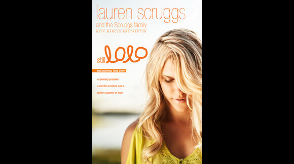 Couverture de l'autobiographie que prépare Lauren Scruggs, le top model qui avait perdu une main et un oeil dans un accident d'avion.