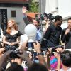 Jada Pinkett Smith, Jessica Chastain, Martin Short, Chris Rock, Ben Stiller et David Schwimmer font la promotion de Madagascar 3 à Cannes le 17 mai 2012