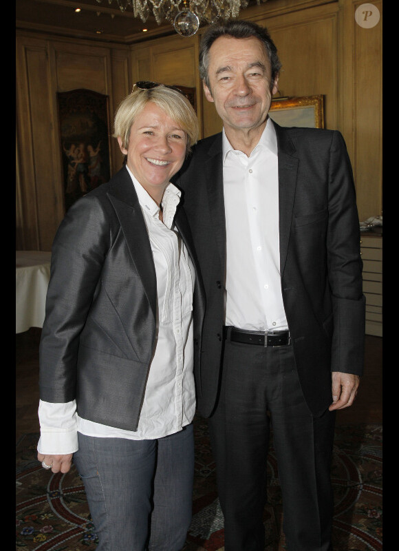 Ariane Massenet et Michel Denisot en mars 2012