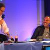 Christian Audigier et Michel Drucker pour une interview sur Europe 1 le 17 mai 2012