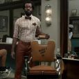 Le coiffeur dans la campagne pub pour Nike The Barbershop