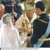 Mariage de Felipe d'Espagne et de Letizia Ortiz le 22 mai 2004 en la cathédrale de la Almudena, à Madrid.