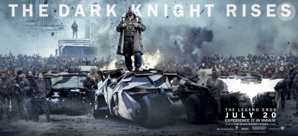 Bane dans The Dark Knight Rises de Christopher Nolan.