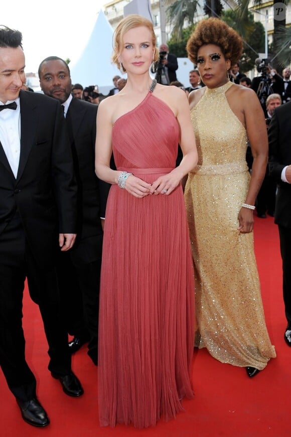 Nicole Kidman et Macy Gray lors de la montée des marches de Paperboy, le 24 mai 2012 au Festival de Cannes.