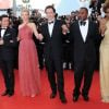David Ayelowo, Zac Efron, Nicole Kidman, John Cusack, Lee Daniels, Macy Gray et Matthew McConaughey lors de la montée des marches de Paperboy, le 24 mai 2012 au Festival de Cannes.