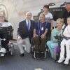 La princesse Charlene rencontrait samedi 26 mai 2012 des personnes handicapées à l'occasion du Grand Prix de Monaco.