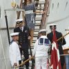 Le prince Frederik et la princesse Mary de Danemark se sont joints à la reine Margrethe II de Danemark et au prince consort Henrik pour célébrer les 80 ans du yacht royal, le Dannebrog, à l'occasion d'un déjeuner sur l'eau, le 26 mai 2012 à Copenhague. Il s'agissait simultanément du 44e anniversaire du prince Frederik, lequel avait revêtu son uniforme de capitaine de la Marine.